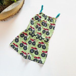 • Maxomorra Sweden Organic Monster Truck Romper •